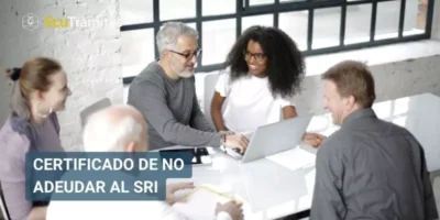 Certificado de no ADEUDAR al SRI