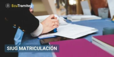 Siug matriculación